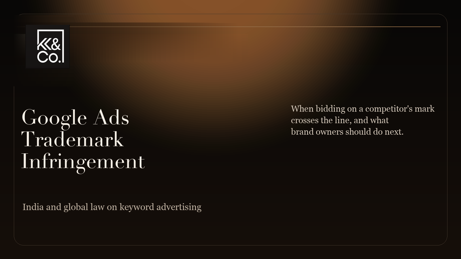 Google Ads trademark infringement cover image